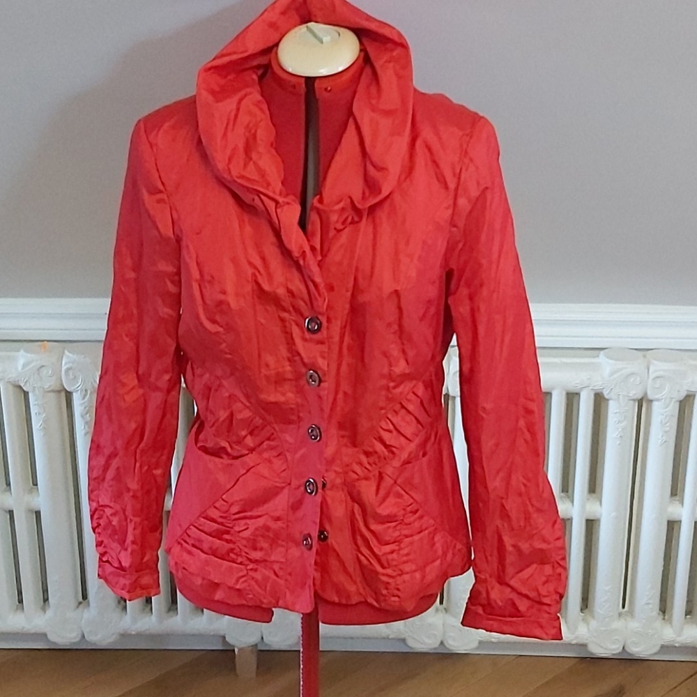 Funky red blazer